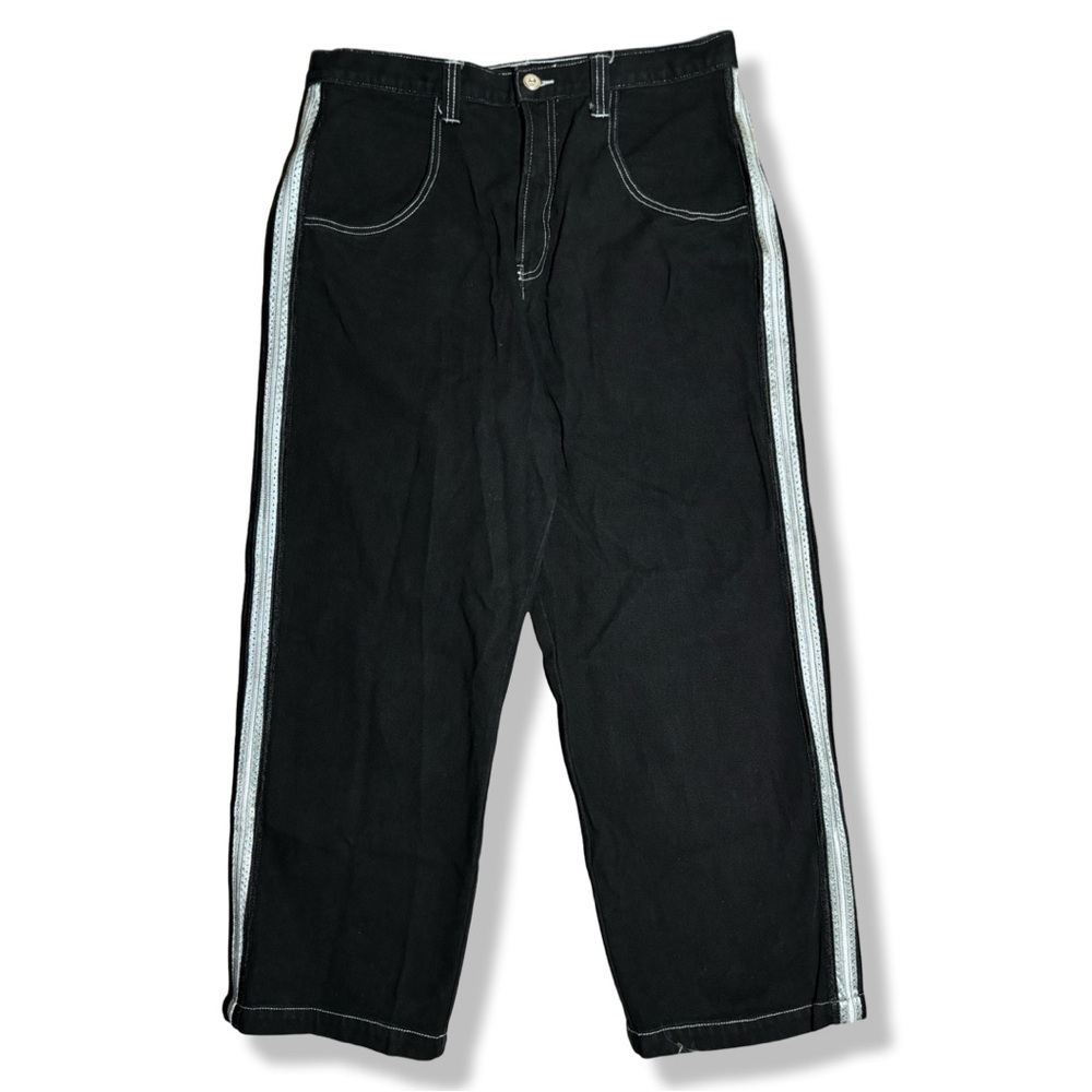 Vintage Y2K Baggy Track Pant Piping Carpenter Pants